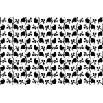 Lommerrijke patroon in zwart-witte kleur