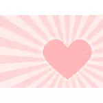Heart design in pink