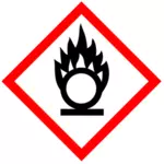 Oxiderende stoffen waarschuwing