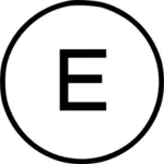 E dalam lingkaran
