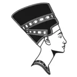 Nefertiti vektör çizim