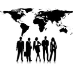 Professionelle Business-Menschen-silhouette