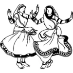 Taniec tradycyjny dziewczyna