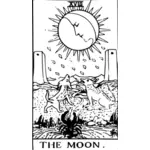 Karta tarota księżyc