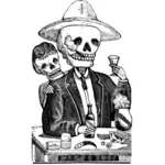 Tequila skeleton