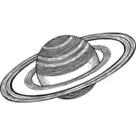Saturn line art