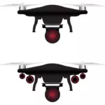 Dua kamera drone