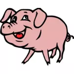 Smiling pig