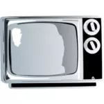 TV set monochrome clip art