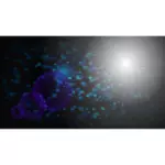 Abstract wallpaper solar system