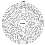 ClipArt labirinto circolare