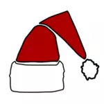 Cappello di Babbo Natale rosso e bianco