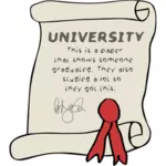 Diploma Karikatür Küçük Resim