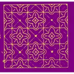 Purple Floral Decorative Pattern