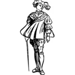 Medieval knight fashion