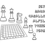 לוח שחמט וחתיכות