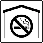 कोई धूम्रपान संकेत होटल का चित्रण वेक्टर