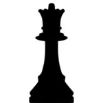 Silueta šachová figurka