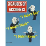 Oorzaken van ongevallen poster