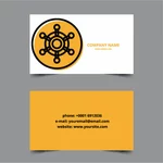 Business cards template travel industry