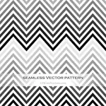 Black and White Chevron Background