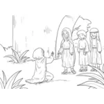 Bible illustration image