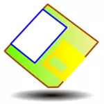 फ्लॉपी डिस्क वेक्टर ग्राफिक्स बहु रंग का