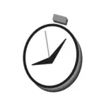 Vector image of timer watch