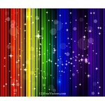 Rainbow bakgrunn med glitrende stjerner