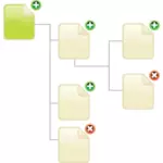 Vektor-Bild Datei Strukturdiagramms