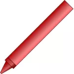 Red crayon vector image