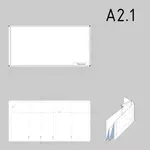 A2.1 storlek tekniska ritningar papper mall vektor ClipArt