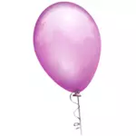 Rosa ballong vektorbild