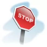 Stop sign 3D -vektorikuva