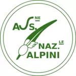 Green alpinist icon