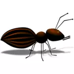 Style de bande dessinée de fourmi