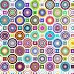 Abstract cercuri colorate