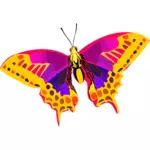 Abstract kleurrijk vlinder