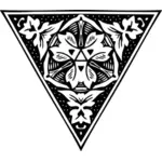 Abstrakta triangel design