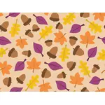 Fall pattern vector image