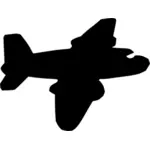 Black aeroplane