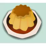 Gambar vektor kue karamel