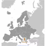 Popisek skladového místa Albánie