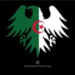 Геральдический орел с флагом Алжира