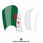 Cezayir devlet bayrağı dalgalanıyor