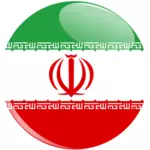 Iranischen Flagge button