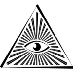 '' Toate ochiul care vede '' piramida