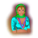 Amina retrato vector de la imagen