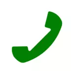 סמל הטלפון ירוק