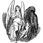 Malaikat dan setan adegan